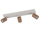 Trio-867700365 - Soka - Coffee & Warm Grey Ribbed 3 Spotlights