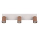 Trio-867700365 - Soka - Coffee & Warm Grey Ribbed 3 Spotlights