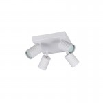 Soka - Matt White Ribbed 4 Spotlights Soka - Matt White Ribbed 4 Spotlights