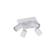 Trio-867730431 - Soka - Matt White Ribbed 4 Spotlights