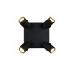 Trio-867730432 - Soka - Matt Black Ribbed 4 Spotlights