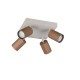 Trio-867730465 - Soka - Coffee & Warm Grey Ribbed 4 Spotlights
