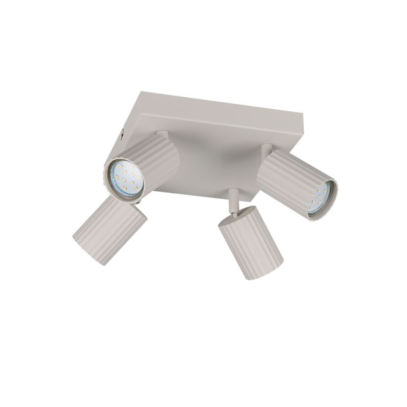 Trio-867730476 - Soka - Warm Grey Ribbed 4 Spotlights