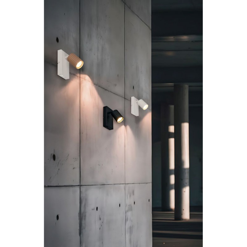 Trio-867770131 - Soka - Matt White Ribbed Spotlight