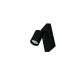 Spot & Downlights - Soka - Matt Black Ribbed Spotlight Trio-867770132 - Soka - Matt Black Ribbed Spotlight