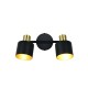 - Eva - Black & Gold 2 Spotlights Trio-868800280 - Eva - Black & Gold 2 Spotlights