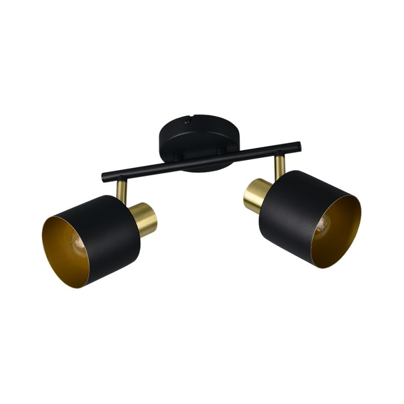 - Eva - Black & Gold 2 Spotlights Trio-868800280 - Eva - Black & Gold 2 Spotlights