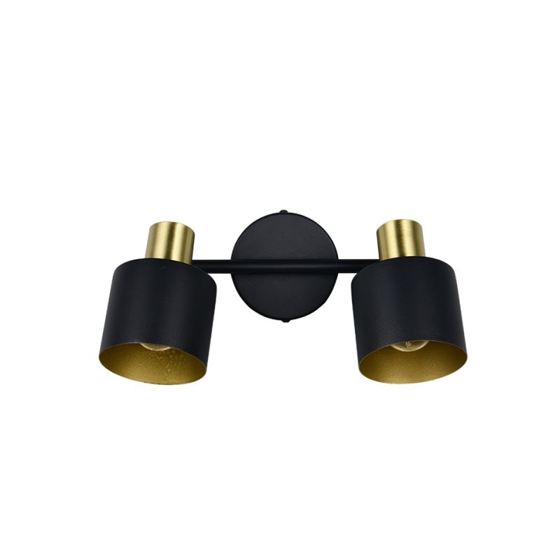 - Eva - Black & Gold 2 Spotlights Trio-868800280 - Eva - Black & Gold 2 Spotlights