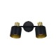 - Eva - Black & Gold 2 Spotlights Trio-868800280 - Eva - Black & Gold 2 Spotlights