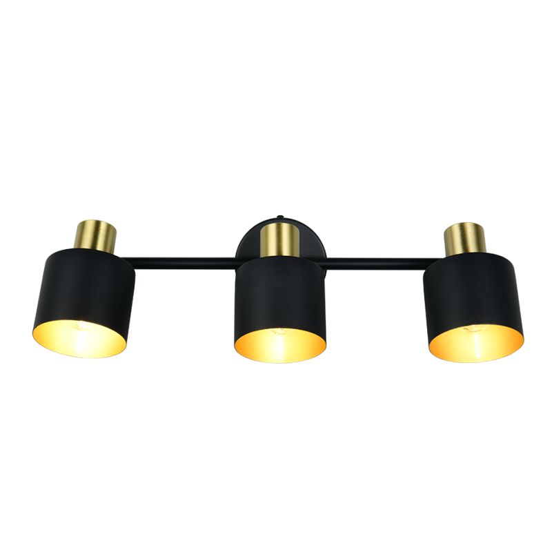 - Eva - Black & Gold 3 Spotlights Trio-868800380 - Eva - Black & Gold 3 Spotlights