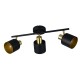 - Eva - Black & Gold 3 Spotlights Trio-868800380 - Eva - Black & Gold 3 Spotlights