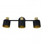 Eva - Black & Gold 3 Spotlights Eva - Black & Gold 3 Spotlights