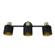 - Eva - Black & Gold 3 Spotlights Trio-868800380 - Eva - Black & Gold 3 Spotlights