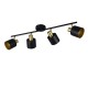 - Eva - Black & Gold 4 Spotlights Trio-868800480 - Eva - Black & Gold 4 Spotlights