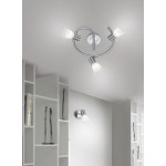 Levisto - Matt Nickel Spotlight with Alabaster Glass Levisto - Matt Nickel Spotlight with Alabaster Glass