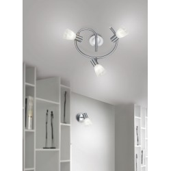 Levisto - Matt Nickel Spotlight with Alabaster Glass Levisto - Matt Nickel Spotlight with Alabaster Glass