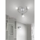 Spot & Downlights - Levisto - Matt Nickel Spotlight with Alabaster Glass Trio-871010107 - Levisto - Matt Nickel Spotlight with Alabaster Glass