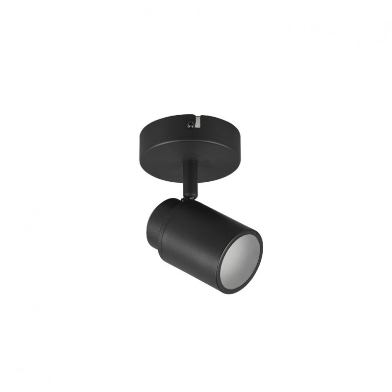 Trio-880400132 - Angelo - Bathroom Black Single Spotlight