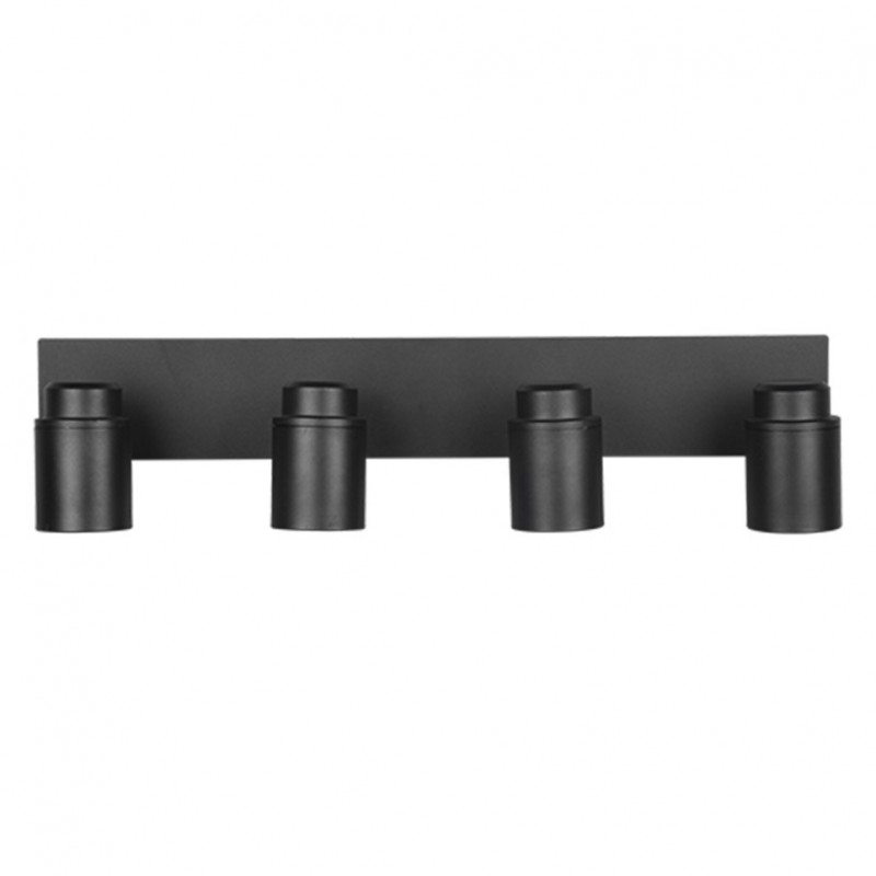 Trio-880400432 - Angelo - Bathroom Black 4 Spotlights