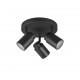 Trio-880430332 - Angelo - Bathroom Black 3 Spotlights