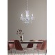 - Lüster - Chrome 3 Light Chandelier with Clear Acrylic Crystal Trio-R11073000 - Lüster - Chrome 3 Light Chandelier with Clear Acrylic Crystal
