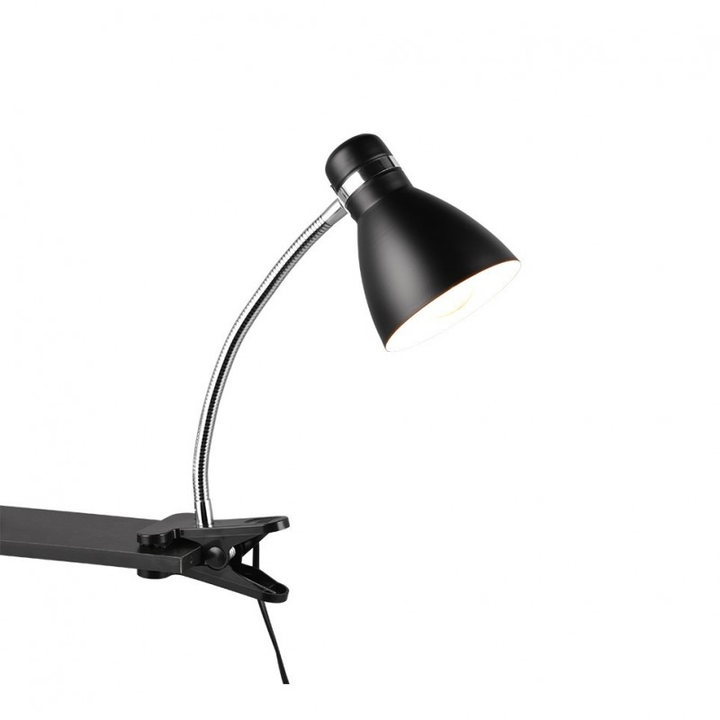 - Harvey - Matt Black & Chrome Clamping Table Lamp Trio-R20731232 - Harvey - Matt Black & Chrome Clamping Table Lamp