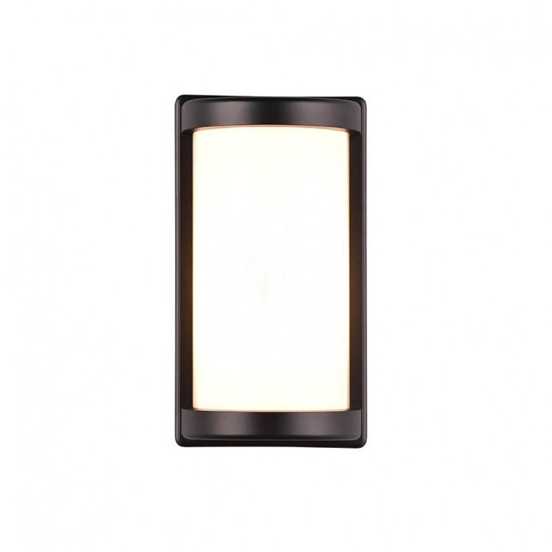 - Puelo - Matt Black Wall Lamp with White Diffuser Trio-R21186132 - Puelo - Matt Black Wall Lamp with White Diffuser