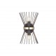 - Rod - Black & Gold 2 Light Wall Lamp Trio-R21532080 - Rod - Black & Gold 2 Light Wall Lamp