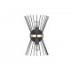 - Rod - Black & Gold 2 Light Wall Lamp Trio-R21532080 - Rod - Black & Gold 2 Light Wall Lamp