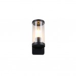 Bonito - Matt Black Wall Lamp with Clear Diffuser Bonito - Matt Black Wall Lamp with Clear Diffuser