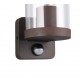 - Bonito - Rusty PIR Wall Lamp with Clear Diffuser Trio-R21599124 - Bonito - Rusty PIR Wall Lamp with Clear Diffuser