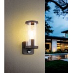 Bonito - Rusty PIR Wall Lamp with Clear Diffuser Bonito - Rusty PIR Wall Lamp with Clear Diffuser