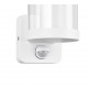 - Bonito - Matt White PIR Wall Lamp with Clear Diffuser Trio-R21599131 - Bonito - Matt White PIR Wall Lamp with Clear Diffuser