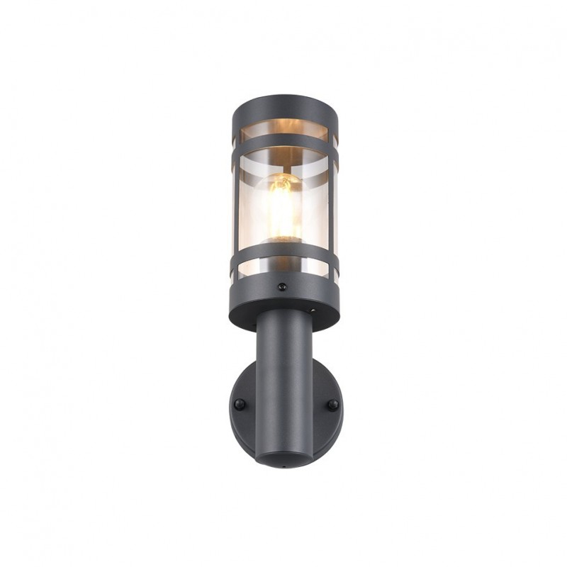 - Paloma - Anthracite Wall Lamp with Clear Diffuser Trio-R21716142 - Paloma - Anthracite Wall Lamp with Clear Diffuser