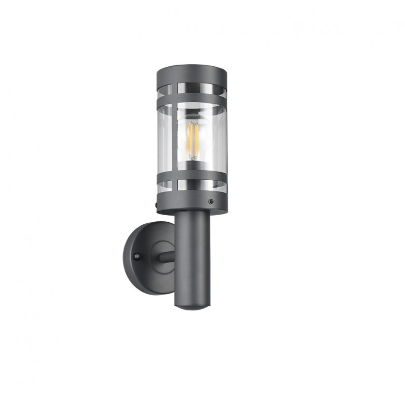 - Paloma - Anthracite Wall Lamp with Clear Diffuser Trio-R21716142 - Paloma - Anthracite Wall Lamp with Clear Diffuser