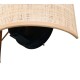 - Aimee - Matt Black Wall Lamp with Natural Bast Trio-R21851736 - Aimee - Matt Black Wall Lamp with Natural Bast