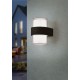 - Molina - Anthracite LED Wall Lamp with White & Clear Diffuser Trio-R22052142 - Molina - Anthracite LED Wall Lamp with White & Clear Diffuser