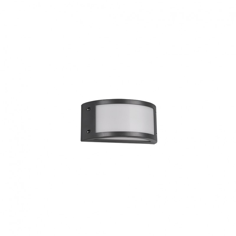 - Kendal - Anthracite LED Wall Lamp with White Diffuser IP54 Trio-R22151142 - Kendal - Anthracite LED Wall Lamp with White Diffuser IP54