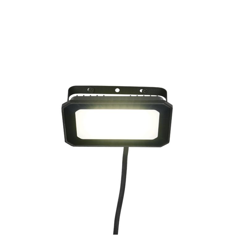 Outdoor - Funchal - Black Diecast Aluminium Floodlight 30W 4000K Trio-R23346232 - Funchal - Black Diecast Aluminium Floodlight 30W 4000K
