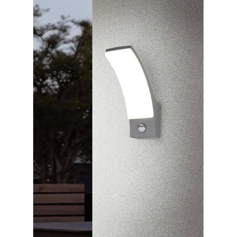 Outdoor - Beja - Anthracite PIR Wall Lamp 4000K Trio-R23359142 - Beja - Anthracite PIR Wall Lamp 4000K