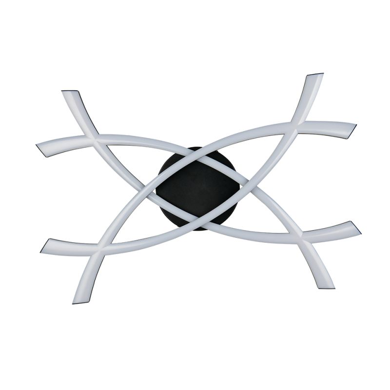 - Pollock - Matt Black LED Ceiling Lamp Trio-R23691132 - Pollock - Matt Black LED Ceiling Lamp