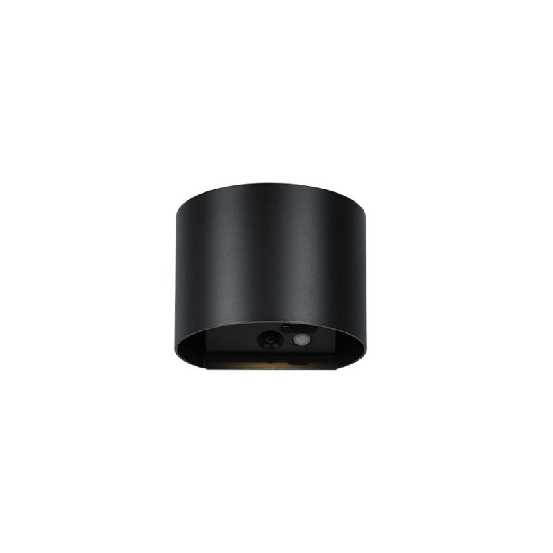 - Genie - Rechargeable Matt Black PIR Wall Lamp IP44 Trio-R24161632 - Genie - Rechargeable Matt Black PIR Wall Lamp IP44