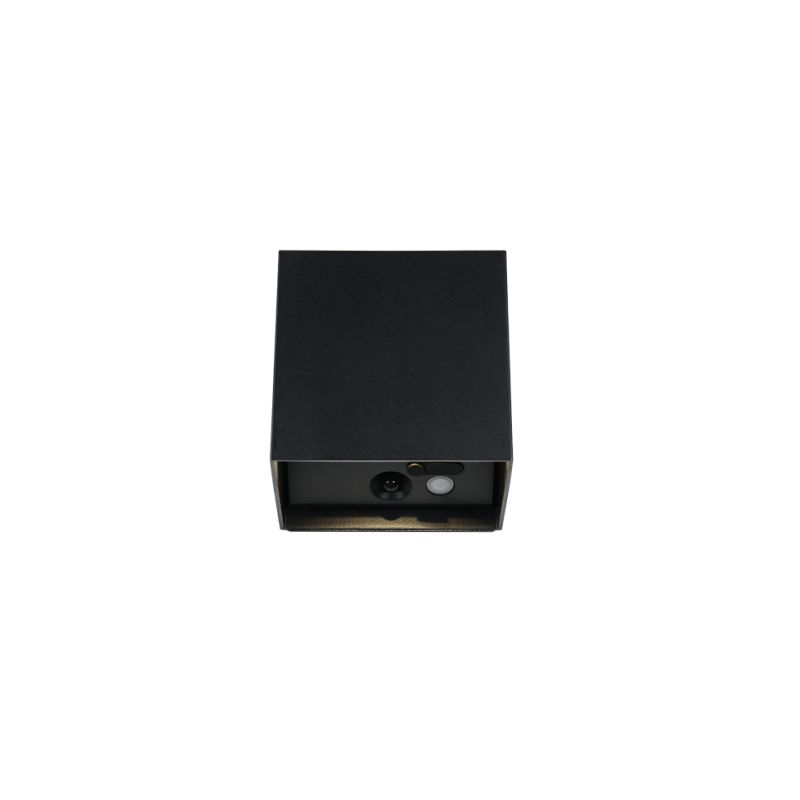 - Genie - Rechargeable Matt Black PIR Wall Lamp IP44 Trio-R24169632 - Genie - Rechargeable Matt Black PIR Wall Lamp IP44