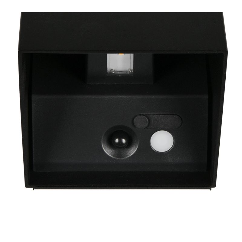 - Genie - Rechargeable Matt Black PIR Wall Lamp IP44 Trio-R24169632 - Genie - Rechargeable Matt Black PIR Wall Lamp IP44