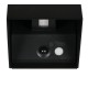 - Genie - Rechargeable Matt Black PIR Wall Lamp IP44 Trio-R24169632 - Genie - Rechargeable Matt Black PIR Wall Lamp IP44