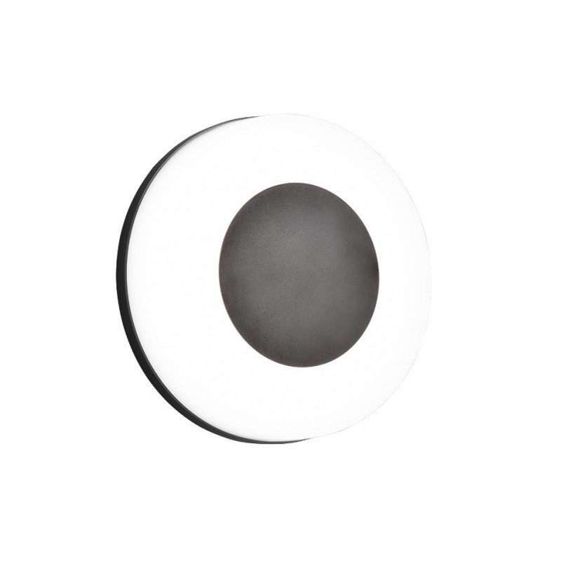 Trio-R24246132 - Morena - Matt Black CCT Wall Lamp with White Diffuser