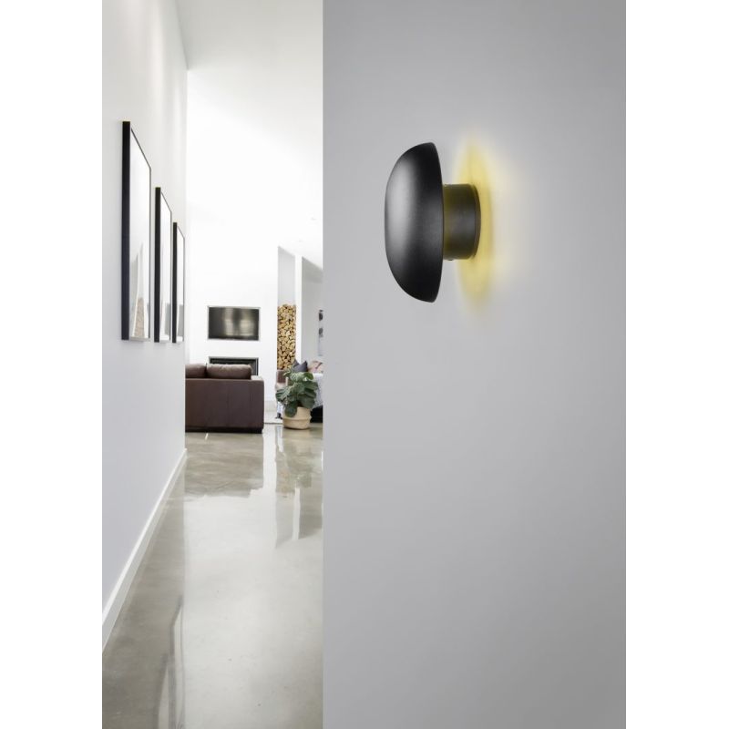 Trio-R24431132 - Davey - Rechargeable Black LED Wall Lamp