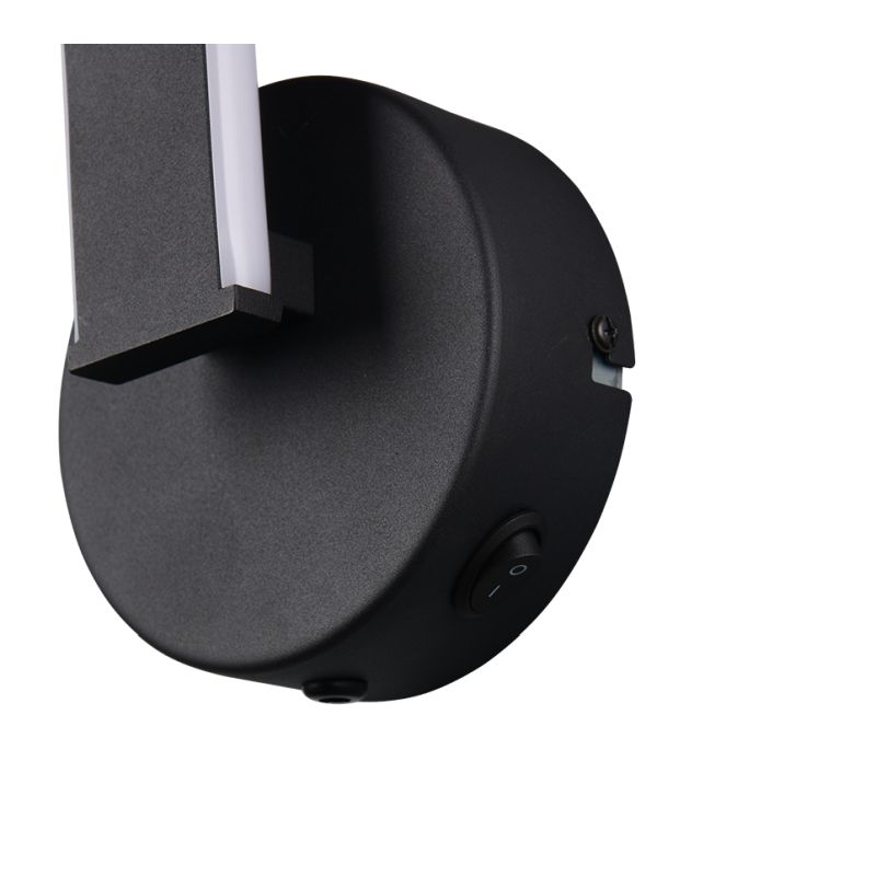 Trio-R25791732 - Ginko - Matt Black LED Wall Lamp