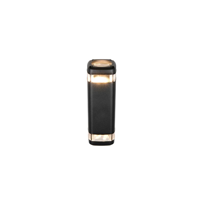 Trio-R26446232 - Barcelos - Matt Black Up & Down Wall Lamp IP44
