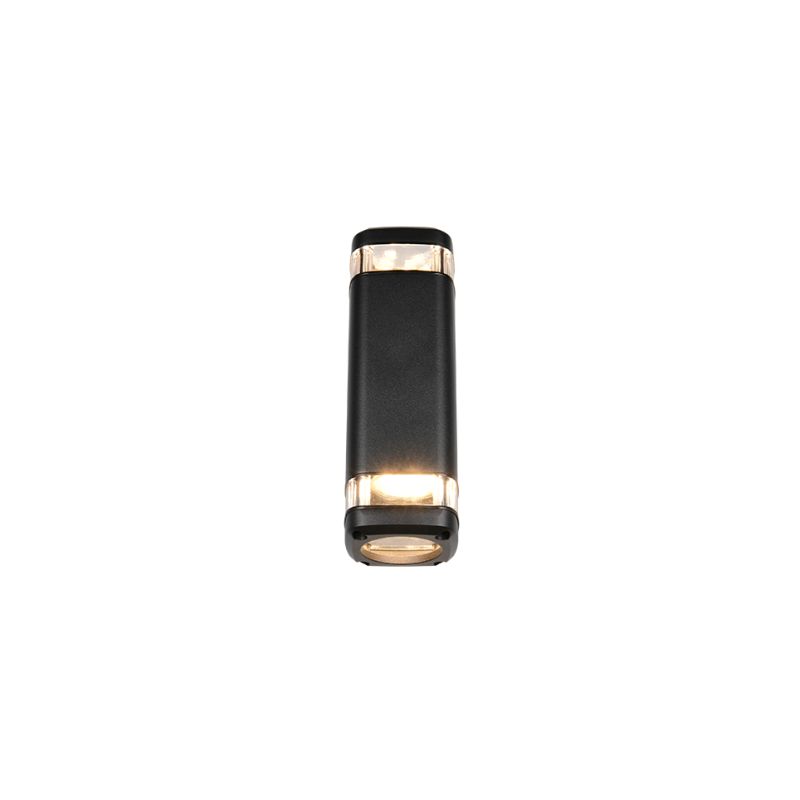 Trio-R26446232 - Barcelos - Matt Black Up & Down Wall Lamp IP44